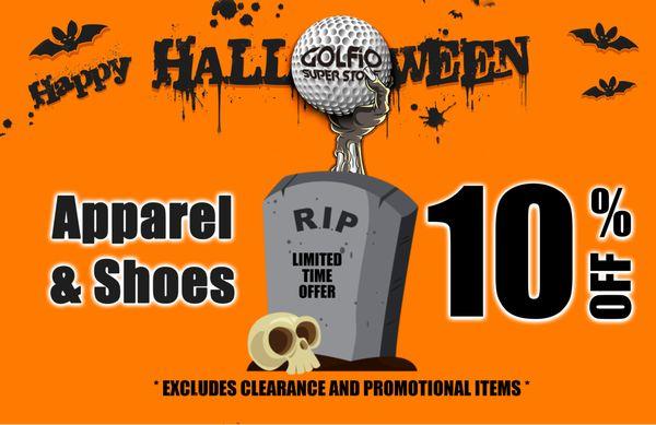 Halloween Sale 10% OFF