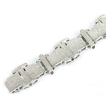 10kw 7.00ctw Micro Pave Diamond Bracelet. Price: $12,507