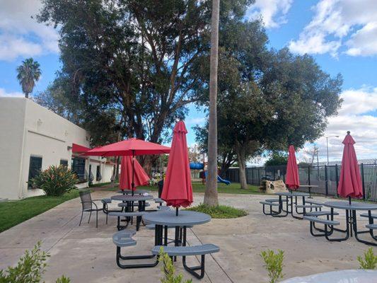 Tables and playground