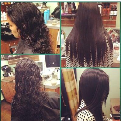 Pure Brazillian Blowout! no frizz and tons of shine!!