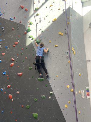 Climbing with Katy!