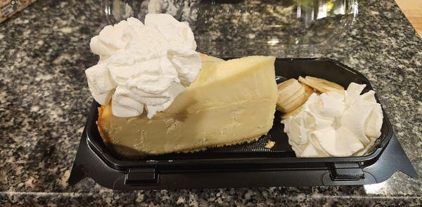 Banana cream cheesecake