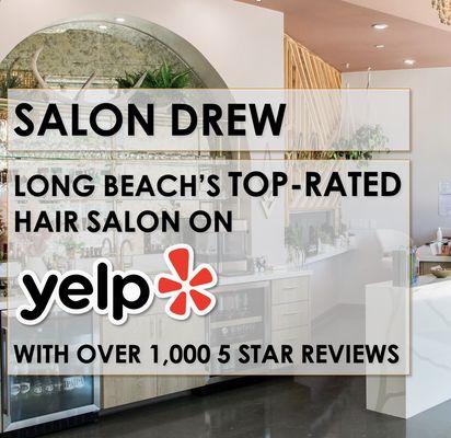 Salon Drew is Long Beach's top rated hair salon, best hair salon