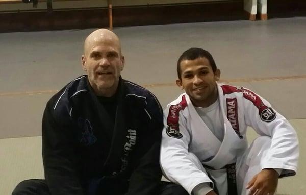 Shawn Forristall with Bruno Malfacine, 7 time World Champion!!