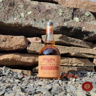 Ammunition Straight Bourbon Whiskey is finished in Cabernet Sauvignon barrels. 90 Proof