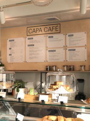 Come check out the Capa Café! Fresh food, snacks, and coffee!