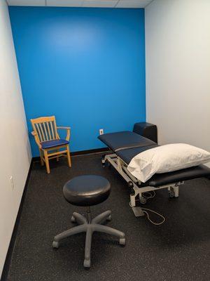 Inside one of our private patient treatment rooms.