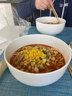 Ramen Menudo with the fixings