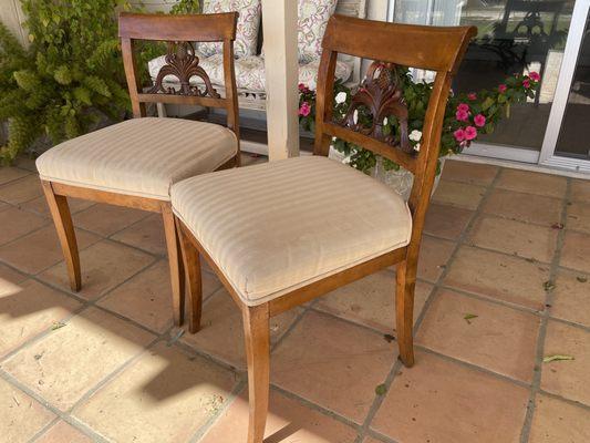 Carved Austo-German Rosewood Chairs
 $299