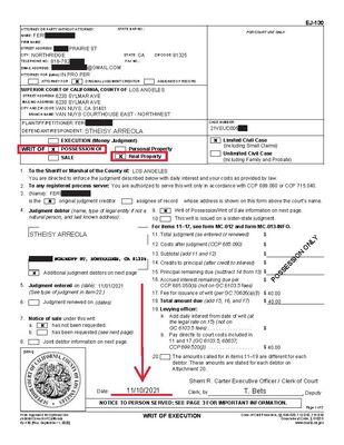 COVID-19 Moratorium? This WRIT was granted on 11/09/2021!!!