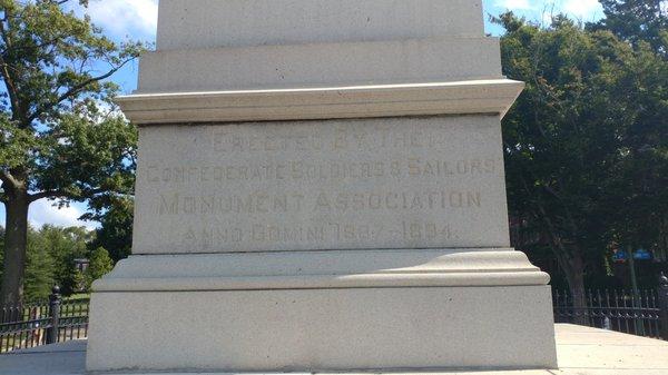 Confederate Soldiers and Sailors Monument, Richmond VA