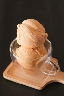 Fall has arrived, and our pumpkin ice cream is back!