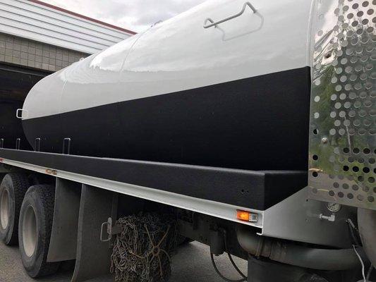 Commercial Tanker gets a makeover - offers relief from Alaska's salted winter roads.