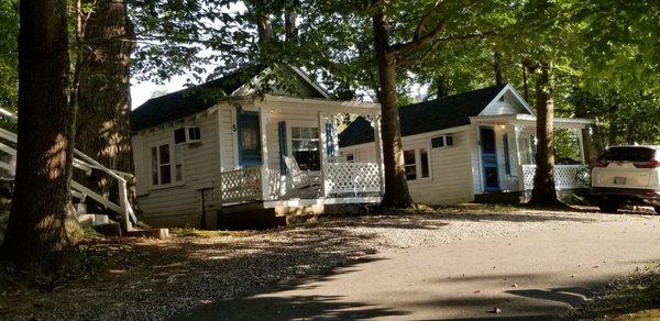 This is the cottage complex on the grounds.  Neighbors close; but, still serene.