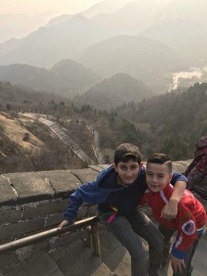 AWA trip to the Great Wall in China while competing with the USA Wushu Team.