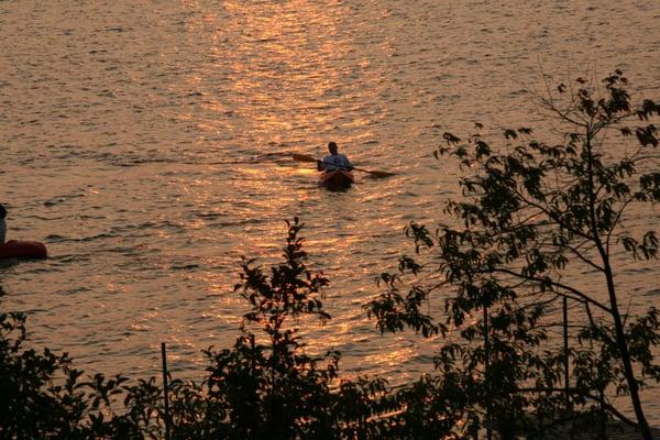 Sunset paddle