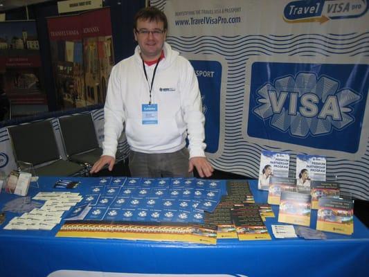 Travel Visa Pro educates people at seminars about US PAssports and Travel Visas