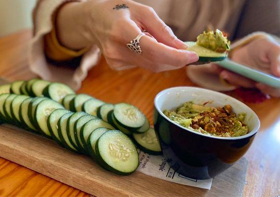 Smoked Pistachio Guacamole