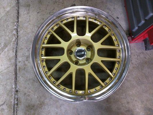 BEFORE - Bent SSR Wheel