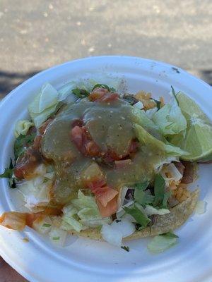 Tacos El Indio: veggie taco