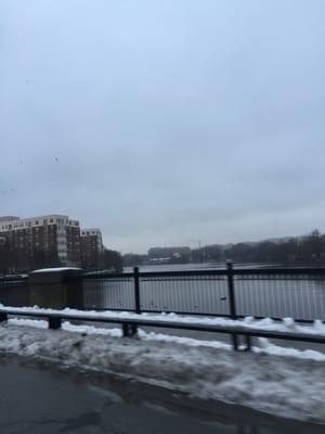 City Of Waltham -- Moody Street Bridge, Charles River, Waltham