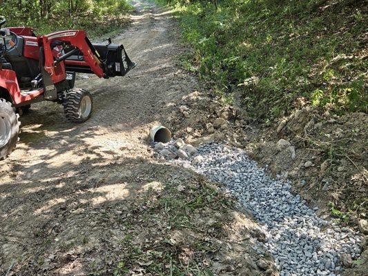 New culvert installed