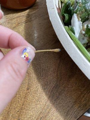 Foreign object in my salad