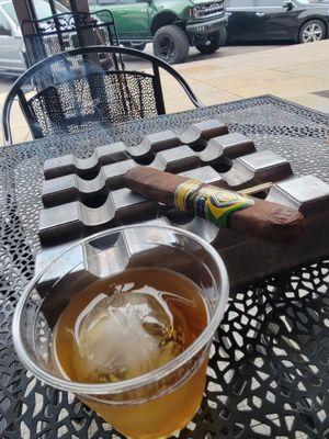 Rabbit Hole bourbon and CAO Brazilia