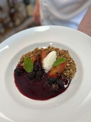 Berry Oat Crisp