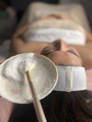 Exfoliation has many benefits. One including removing dead skin.