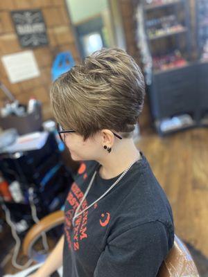 Back to school Haircut by Cassie Miller