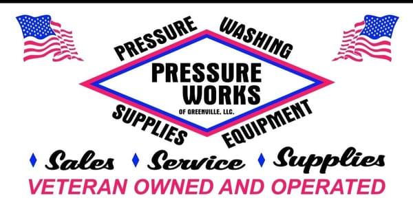 We sell and service pressure washers. Sell products and chemicals....for pressure washing, decks, painting, and auto detailing.