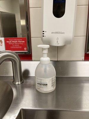 Sanitizer; not soap.