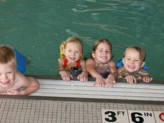 We offer swim lessons, among many other youth programs.