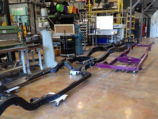 Servicing all Chassis and Frames for Blasting & Powder Coating. Call Millo's New England Dry Stripping today!