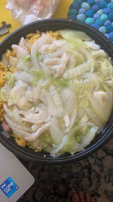 Chow Mein....lettuce, onions, and celery mix? No noodles included for some reason