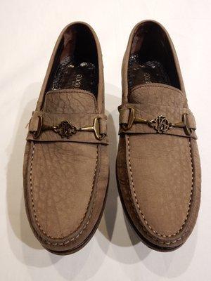 Mens Roberto Cavalli Gray Leather Loafers in EU Size 40