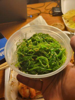 Seaweed salad.