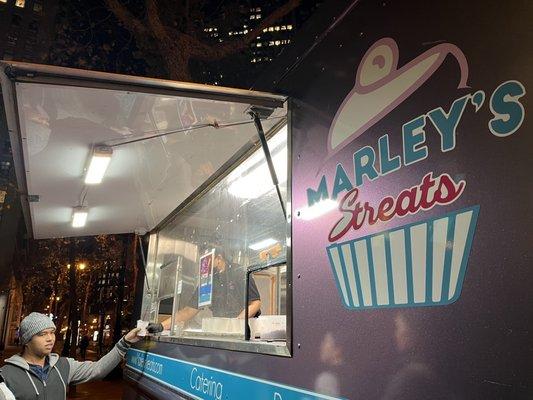 #MarleyStreats Ube Hot Chocolate 12/2/22 for #LetsGlowSF kickoff