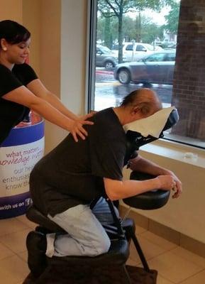 Chair Massage at the Health Expo!
 #sharethehealth