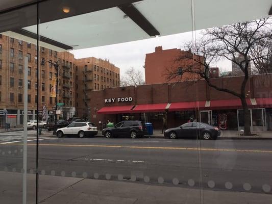 The front of the store on Atlantic Avenue, corner of Clinton.