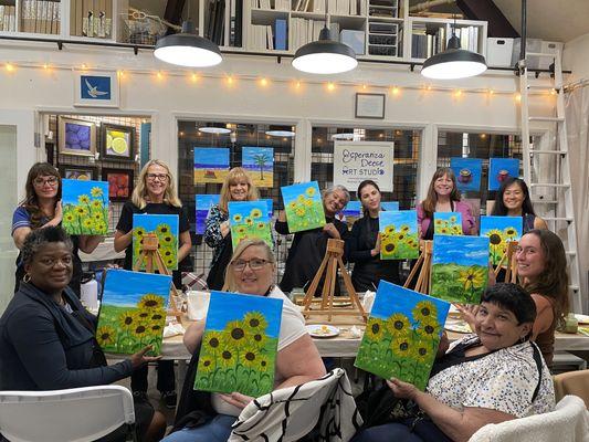 Paint Night: Sunflowers