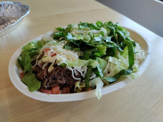 Barbacoa burrito bowl