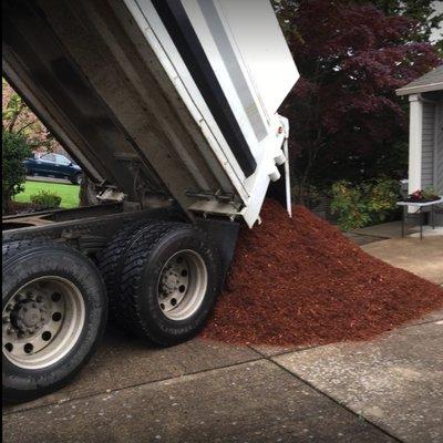 We also offer delivery of any of our products! 

This is medium fresh hemlock bark - our most popular product.