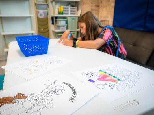 Blossom Prep School room at North Shore Pediatric Therapy