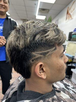 Man hair cut