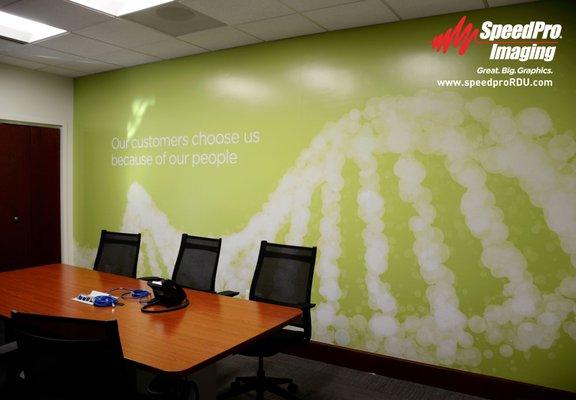 Office Wall Mural by SpeedPro Imaging NW Raleigh