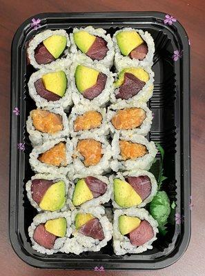 Any 3 Roll Lunch Special (tuna avocado, spicy salmon, tuna avocado