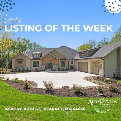 House for sale in Liberty Public Schools, Kearney addressm 16605 NE 116th St, Kearney