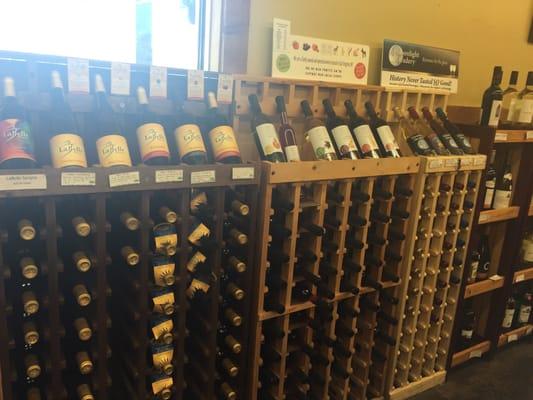 Great wine selection!